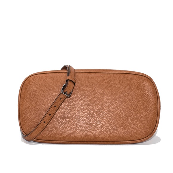 GUCCI MEDIUM BROWN LEATHER CONVERTIBLE SATCHEL BAG - Picture 3 of 3